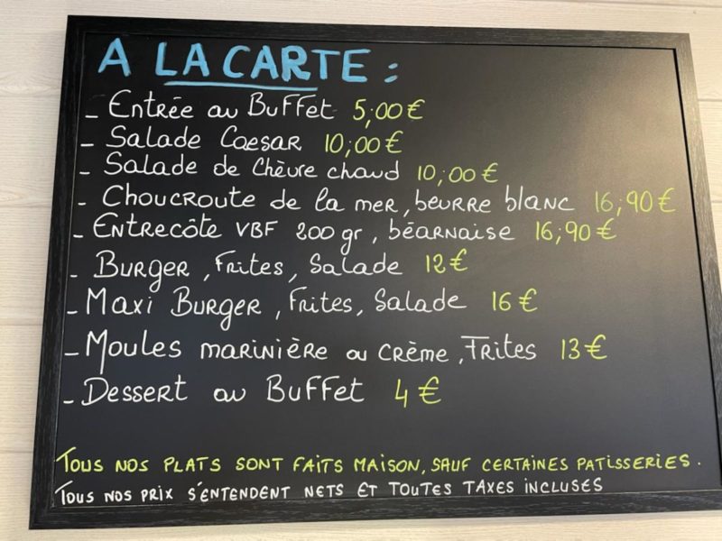 IMG_20210917_085811 la carte du restaurant Côte & Baie